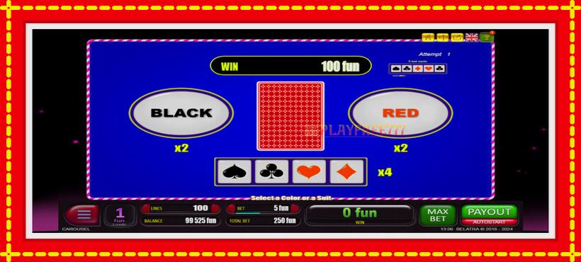 Slot machine Carousel with access to free game online, picture 4