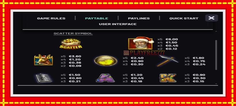 Slot machine Carts of Cash Xmas with access to free game online, picture 4