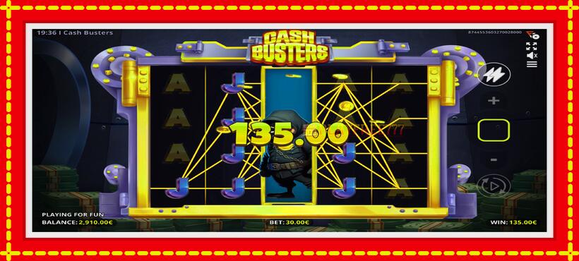 Slot machine Cash Busters with access to free game online, picture 3