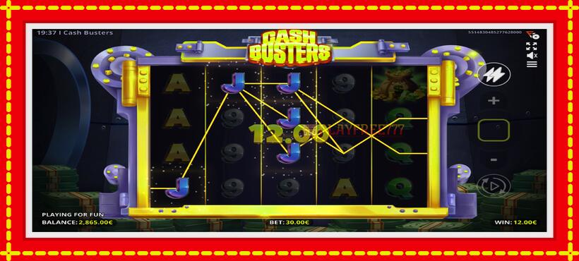 Slot machine Cash Busters with access to free game online, picture 4