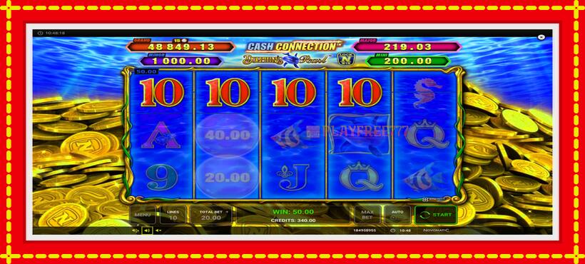 Slot machine Cash Connection Dolphins Pearl with access to free game online, picture 4