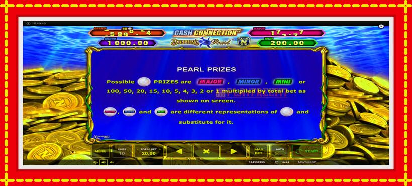 Slot machine Cash Connection Dolphins Pearl with access to free game online, picture 6