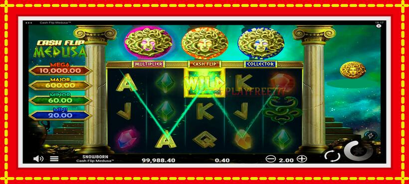 Slot machine Cash Flip Medusa with access to free game online, picture 2