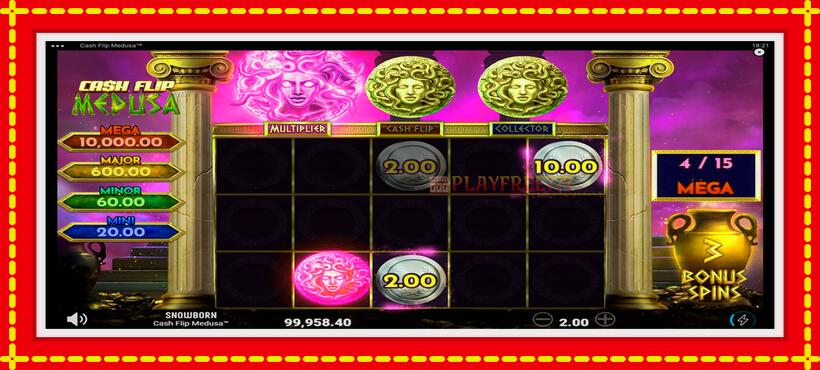 Slot machine Cash Flip Medusa with access to free game online, picture 3