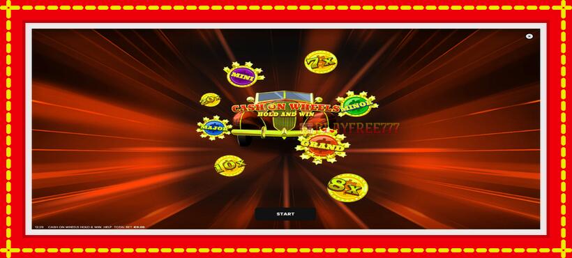 Slot machine Cash on Wheels Hold and Win with access to free game online, picture 1