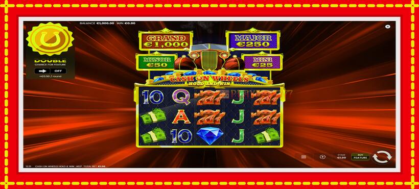 Slot machine Cash on Wheels Hold and Win with access to free game online, picture 2