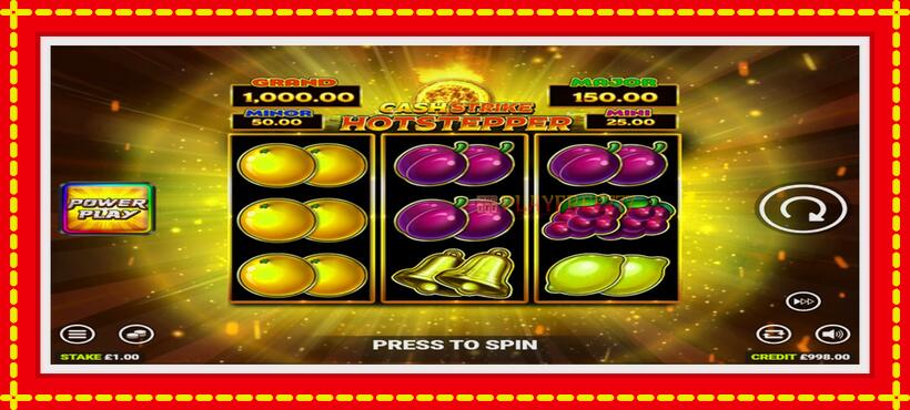 Slot machine Cash Strike Hotstepper with access to free game online, picture 2