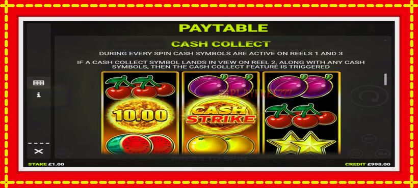 Slot machine Cash Strike Hotstepper with access to free game online, picture 5