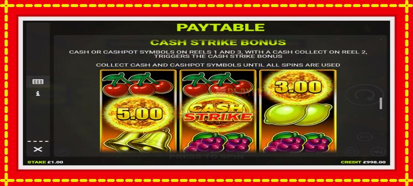 Slot machine Cash Strike Hotstepper with access to free game online, picture 6