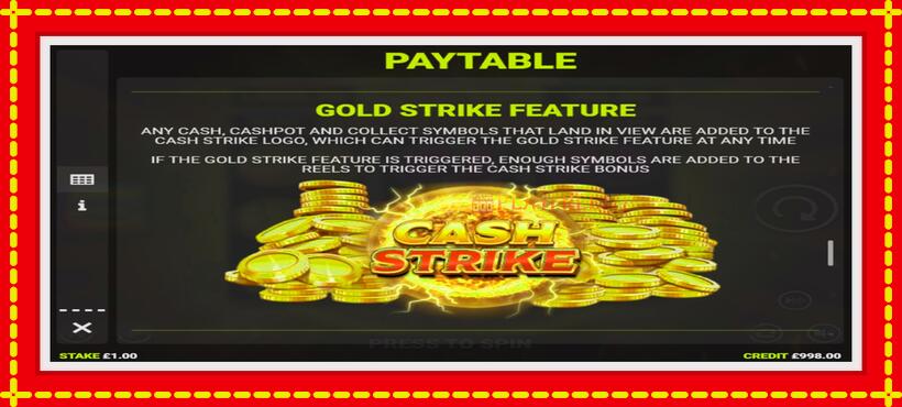 Slot machine Cash Strike Hotstepper with access to free game online, picture 7