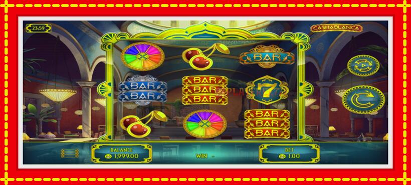 Slot machine Cashablanca with access to free game online, picture 2