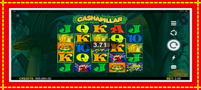 Slot machine Cashapillar with access to free game online, picture 2