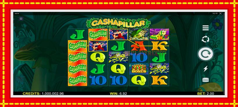 Slot machine Cashapillar with access to free game online, picture 3