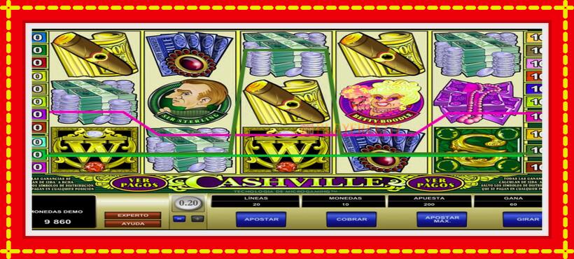 Slot machine Cashville with access to free game online, picture 2