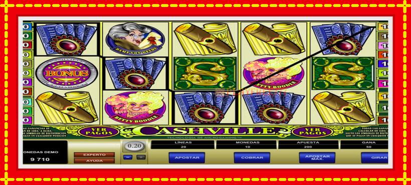 Slot machine Cashville with access to free game online, picture 3