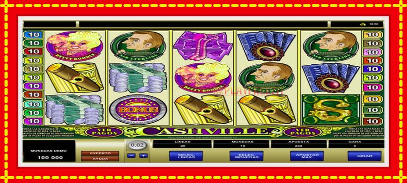 Slot machine Cashville with access to free game online, picture 5