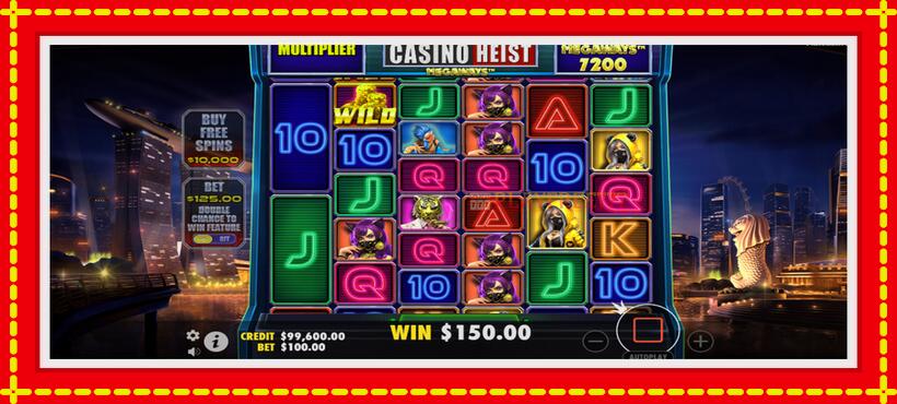 Slot machine Casino Heist Megaways with access to free game online, picture 3