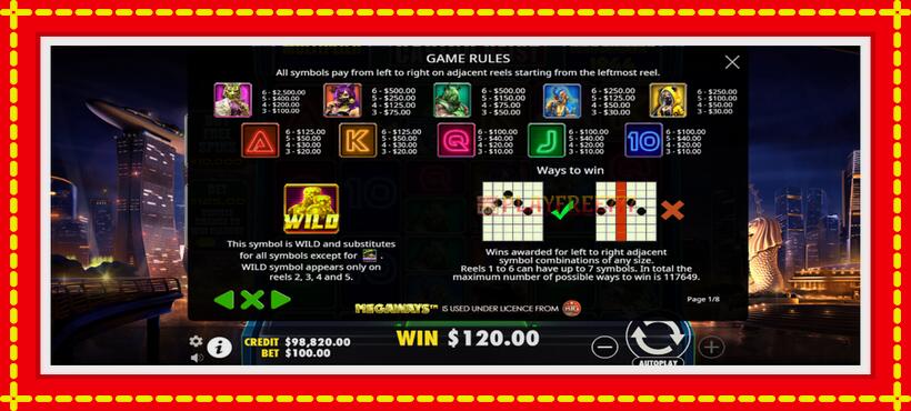 Slot machine Casino Heist Megaways with access to free game online, picture 5