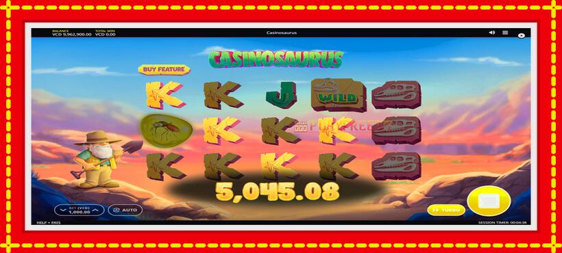 Slot machine Casinosaurus with access to free game online, picture 3