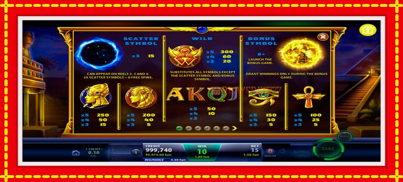 Slot machine Cassiopeia 2 with access to free game online, picture 6