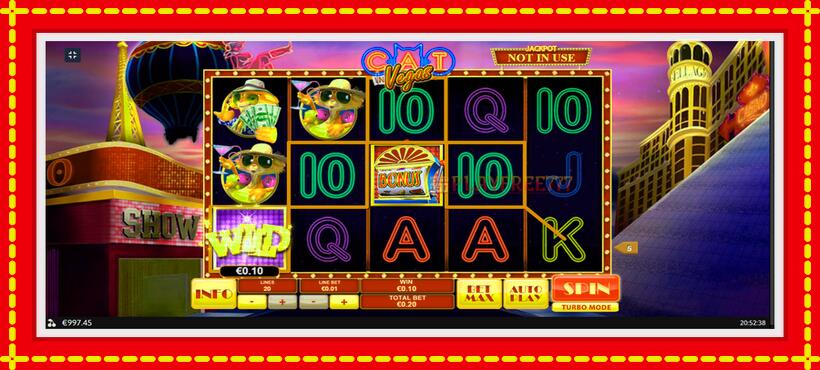 Slot machine Cat In Vegas with access to free game online, picture 8