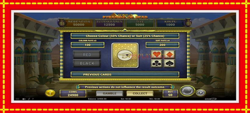 Slot machine Cat Wilde and the Pyramids of Dead with access to free game online, picture 4