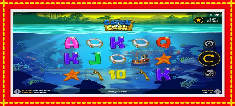 Slot machine Catch N Cash with access to free game online, picture 1