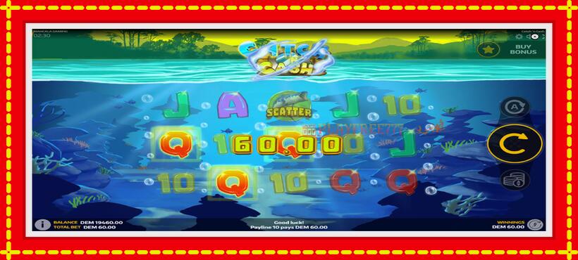 Slot machine Catch N Cash with access to free game online, picture 3