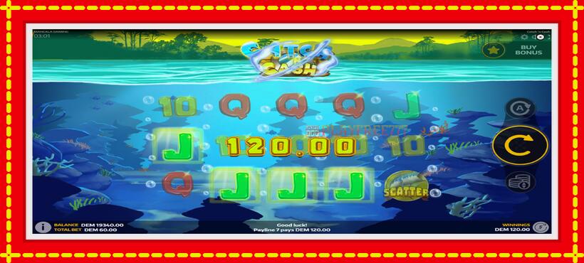 Slot machine Catch N Cash with access to free game online, picture 4