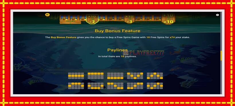 Slot machine Catch N Cash with access to free game online, picture 7