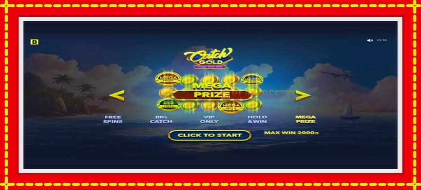 Slot machine Catch The Gold Hold and Win with access to free game online, picture 1