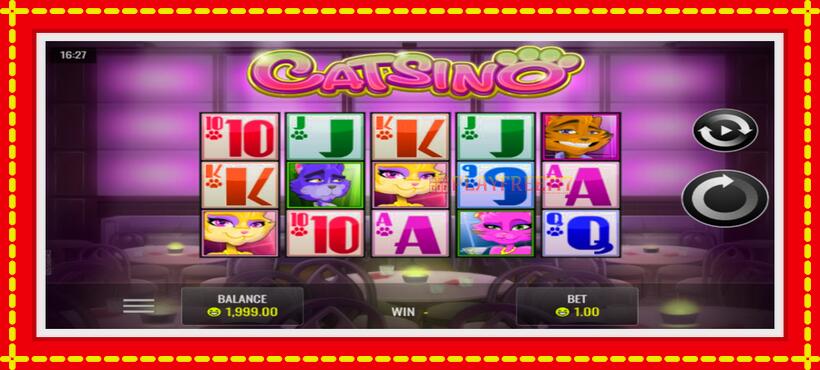 Slot machine Catsino with access to free game online, picture 1