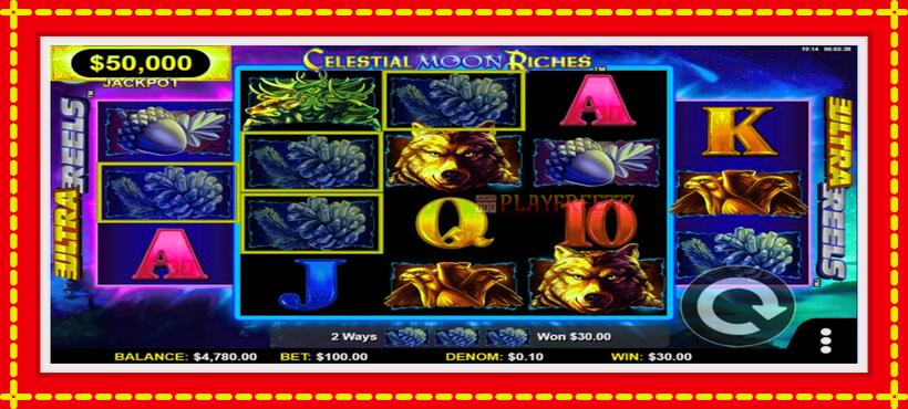 Slot machine Celestial Moon Riches with access to free game online, picture 4