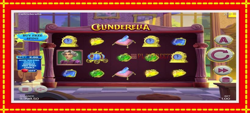 Slot machine Celinderella with access to free game online, picture 2