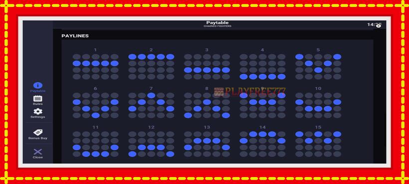 Slot machine Chained Fighters with access to free game online, picture 7