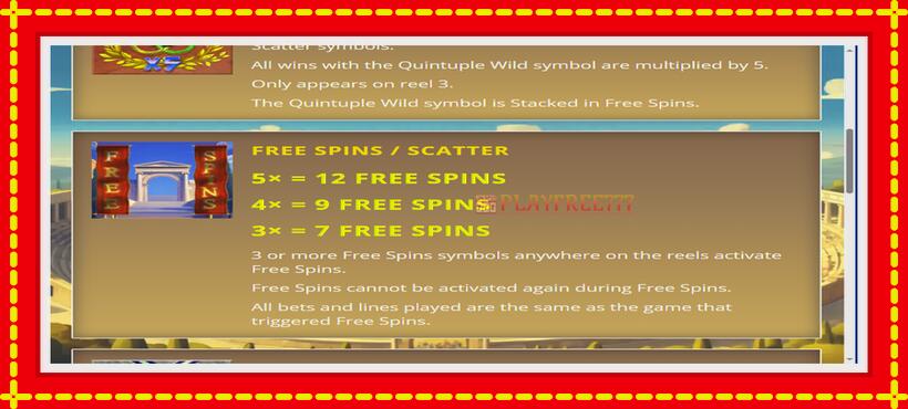 Slot machine Champions of Olympia with access to free game online, picture 4