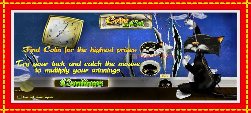 Slot machine Charlie the Cat with access to free game online, picture 1