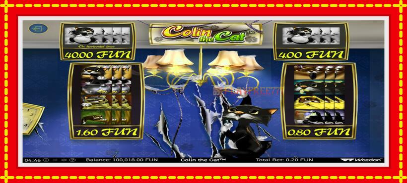 Slot machine Charlie the Cat with access to free game online, picture 3