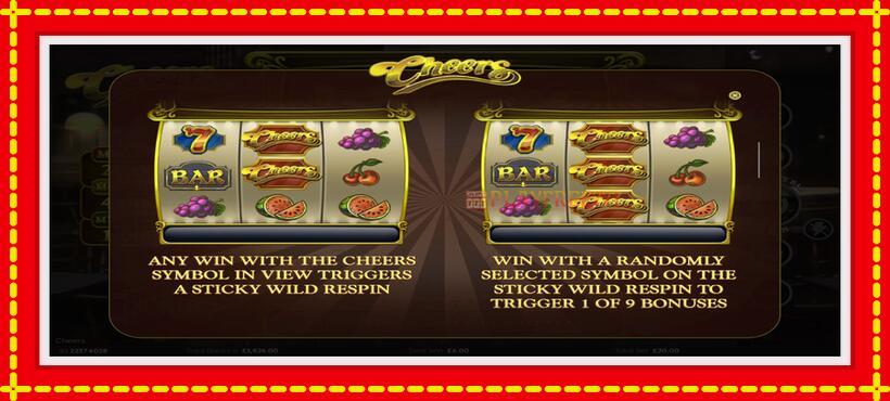 Slot machine Cheers with access to free game online, picture 5