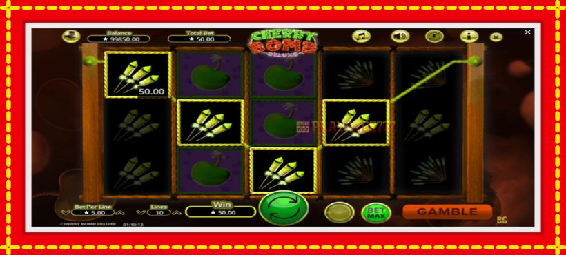 Slot machine Cherry Bomb Deluxe with access to free game online, picture 4