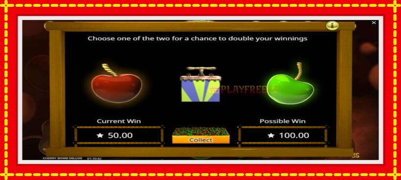 Slot machine Cherry Bomb Deluxe with access to free game online, picture 5