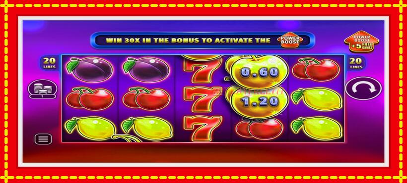 Slot machine Cherry Power Boost with access to free game online, picture 1