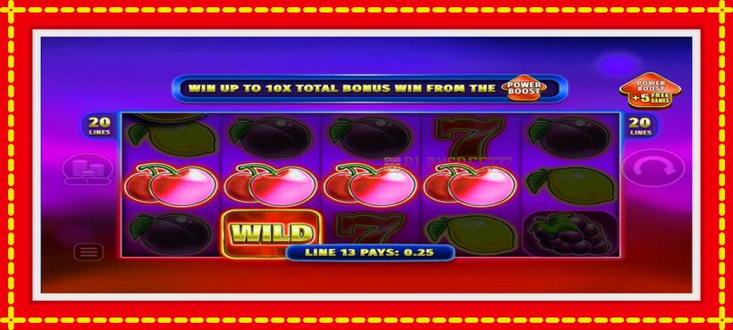 Slot machine Cherry Power Boost with access to free game online, picture 3