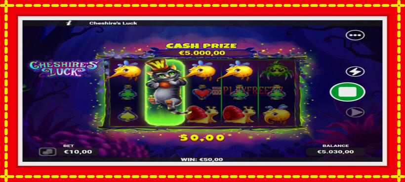 Slot machine Cheshires Luck with access to free game online, picture 3