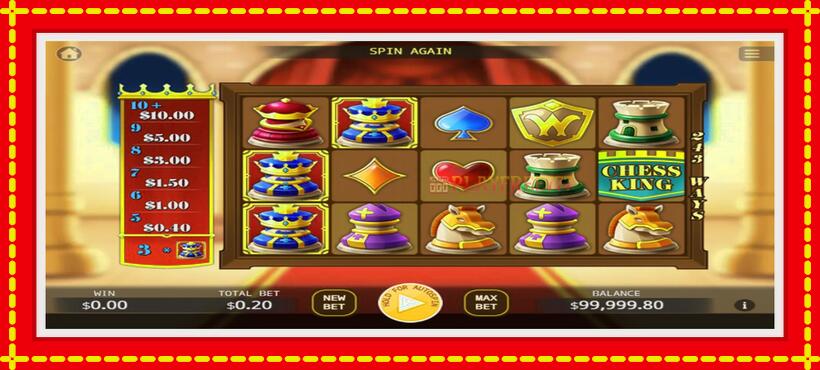 Slot machine Chess King with access to free game online, picture 1