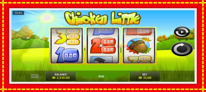 Slot machine Chicken Little with access to free game online, picture 1