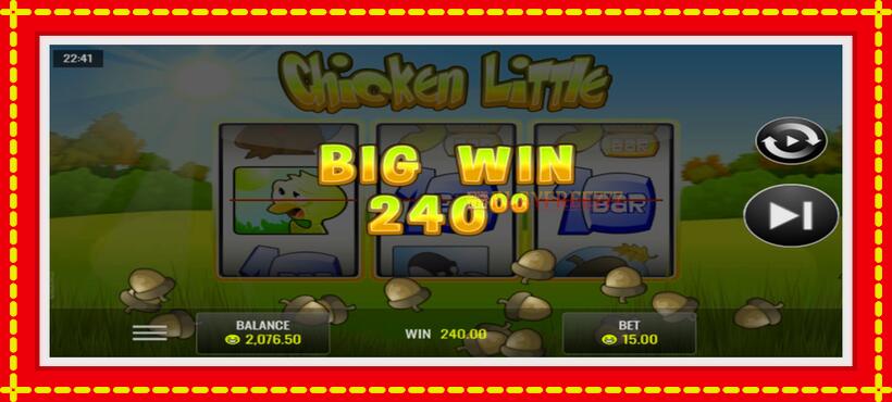 Slot machine Chicken Little with access to free game online, picture 2