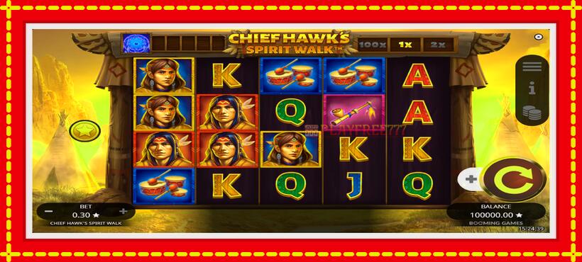 Slot machine Chief Hawk’s Spirit Walk with access to free game online, picture 2