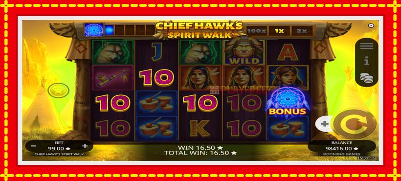 Slot machine Chief Hawk’s Spirit Walk with access to free game online, picture 3