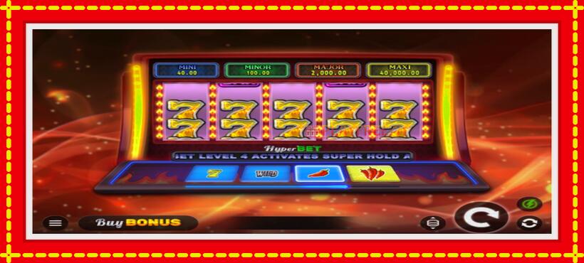 Slot machine Chili Flame 7s Hold and Win with access to free game online, picture 1